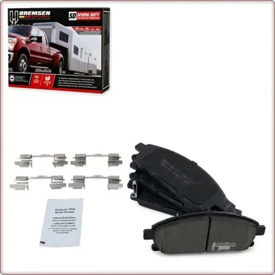 CERAMICZNE KLOCKI HAMULCOWE PRZEDNIE + AKCESORIA DO NISSAN PATHFINDER/QUEST / IN...