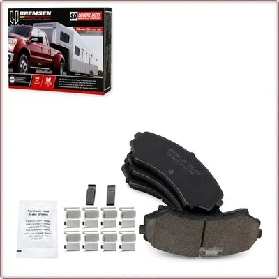 PLAQUETTES DE FREIN EN CÉRAMIQUE AVANT + ACCESSOIRES POUR ISUZU RODEO/SPORT/AXIO...