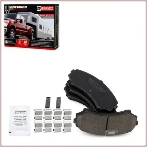 CERAMIC BRAKE PADS FRONT + ACCESSORIES FOR ISUZU RODEO/SPORT/AXIOM / HONDA PASSPORT