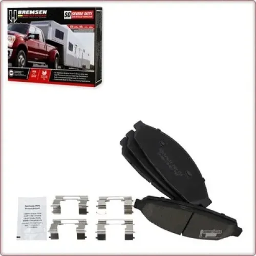 CERAMIC BRAKE PADS FRONT + ACCESSORIES FOR MERCURY GRAND MARQUIS/MARAUDER ECE