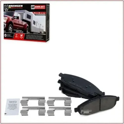 PLAQUETTES DE FREIN CÉRAMIQUE AVANT + ACCESSOIRES POUR JEEP GRAND CHEROKEE/COMMANDER ECE