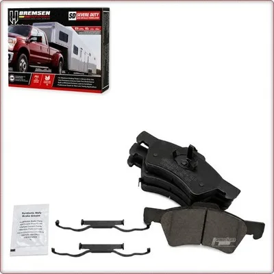 PASTIGLIE FRENO IN CERAMICA ANTERIORI + ACCESSORI PER DODGE GRAND CARAVAN/CARAVA...