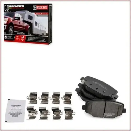 CERAMICZNE KLOCKI HAMULCOWE TYLNE + AKCESORIA DO DODGE GRAND CARAVAN/JOURNEY / RAM CARGO
