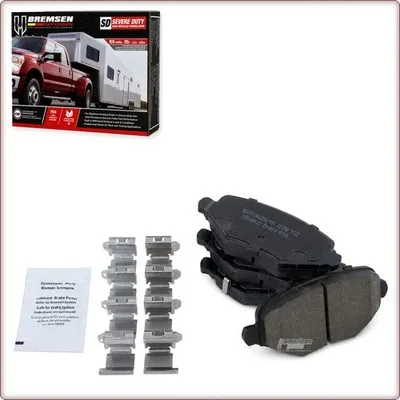 PASTIGLIE FRENO IN CERAMICA POSTERIORI + ACCESSORI PER DODGE GRAND CARAVAN/JOURN...