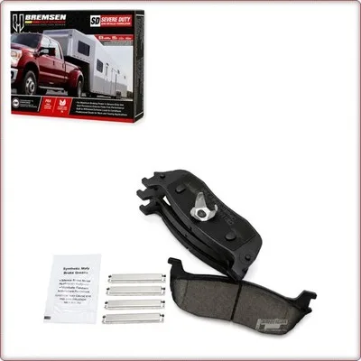 PASTIGLIE FRENO IN CERAMICA POSTERIORI + ACCESSORI PER FORD F150/HERITAGE/EXPEDI...