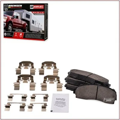 PASTIGLIE FRENO IN CERAMICA ANTERIORI + ACCESSORI PER FORD EXPLORER/SPORT TRAC/S...
