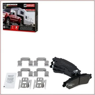 PASTIGLIE FRENO IN CERAMICA POSTERIORI + ACCESSORI PER GMC S-15 SONOMA / CHEVROL...
