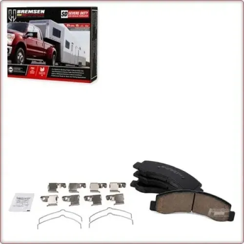 PLAQUETTES DE FREIN CÉRAMIQUE AVANT + ACCESSOIRES POUR FORD F250 SUPER DUTY/F350 SUPER DUTY ECE