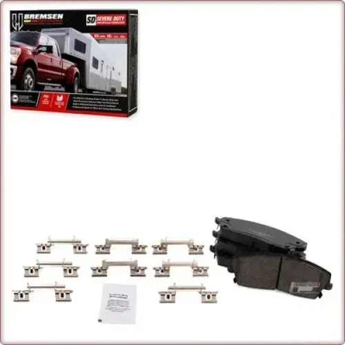 CERAMICZNE KLOCKI HAMULCOWE PRZEDNIE + AKCESORIA DO DODGE CHALLENGER/CHARGER/MAGNUM ECE