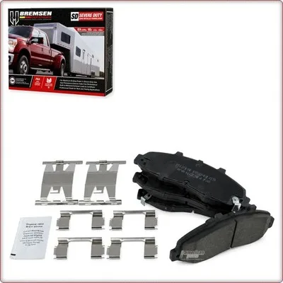 PASTIGLIE FRENO IN CERAMICA ANTERIORI + ACCESSORI PER FORD F150/HERITAGE / LINCO...
