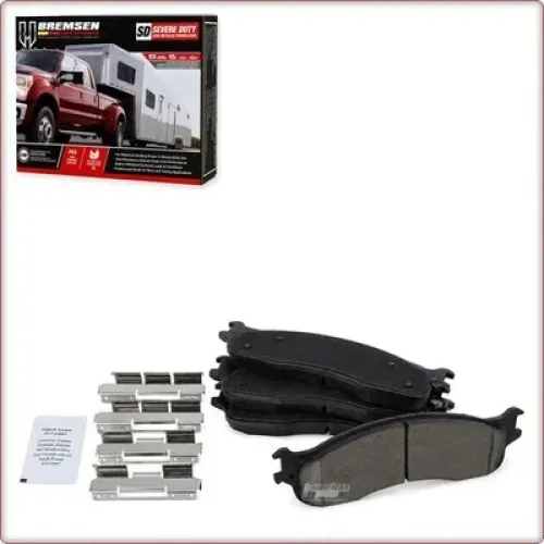 CERAMICZNE KLOCKI HAMULCOWE PRZEDNIE + AKCESORIA DO RAM 1500/2500/3500 ECE