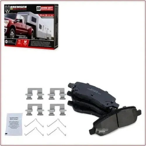 KERAMIK BREMSBELÄGE HINTEN + ZUBEHÖR FÜR DODGE DART ECE