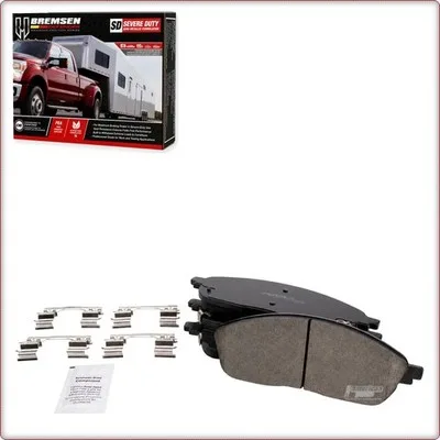 PASTIGLIE FRENO IN CERAMICA ANTERIORI + ACCESSORI PER JEEP GRAND CHEROKEE/L ECE