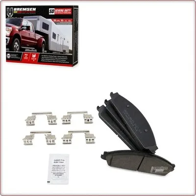 PASTIGLIE FRENO IN CERAMICA ANTERIORI + ACCESSORI PER FORD FIVE HUNDRED/FREESTYL...