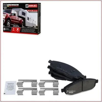 PASTIGLIE FRENO IN CERAMICA ANTERIORI + ACCESSORI PER JEEP GRAND CHEROKEE/COMMAN...