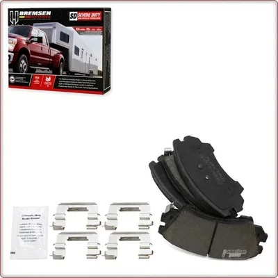 PASTIGLIE FRENO IN CERAMICA ANTERIORI + ACCESSORI PER CHEVROLET CAPRICE/CAMARO E...