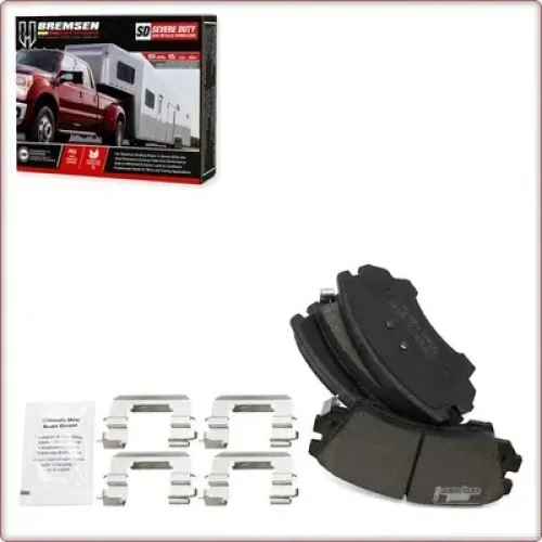 PLAQUETTES DE FREIN CÉRAMIQUE AVANT + ACCESSOIRES POUR CHEVROLET CAPRICE/CAMARO ECE
