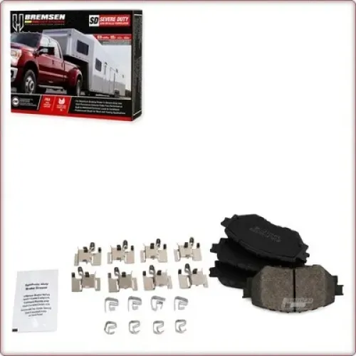 CERAMIC BRAKE PADS FRONT + ACCESSORIES FOR MAZDA 3 ECE
