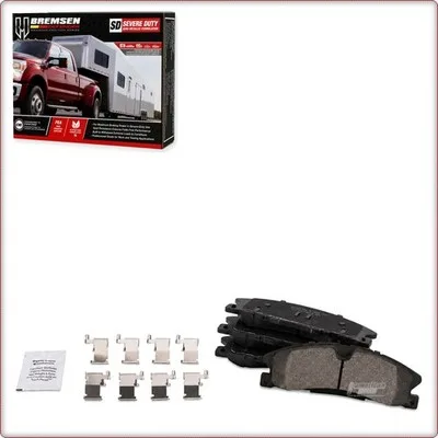 PASTIGLIE FRENO IN CERAMICA ANTERIORI + ACCESSORI PER JEEP RENEGADE/COMPASS / DO...