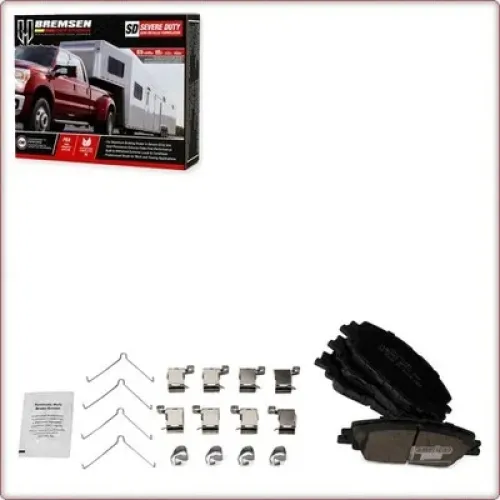 CERAMIC BRAKE PADS FRONT + ACCESSORIES FOR TOYOTA PRIUS/PRIME/COROLLA ECE