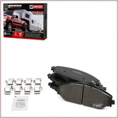 PASTIGLIE FRENO IN CERAMICA ANTERIORI + ACCESSORI PER JEEP GRAND WAGONEER/WAGONE...