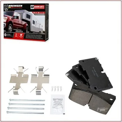 PASTIGLIE FRENO IN CERAMICA ANTERIORI + ACCESSORI PER GMC SIERRA 1500/LIMITED/YU...