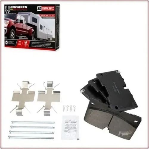 CERAMIC BRAKE PADS FRONT + ACCESSORIES FOR GMC SIERRA 1500/LIMITED/YUKON/XL ECE