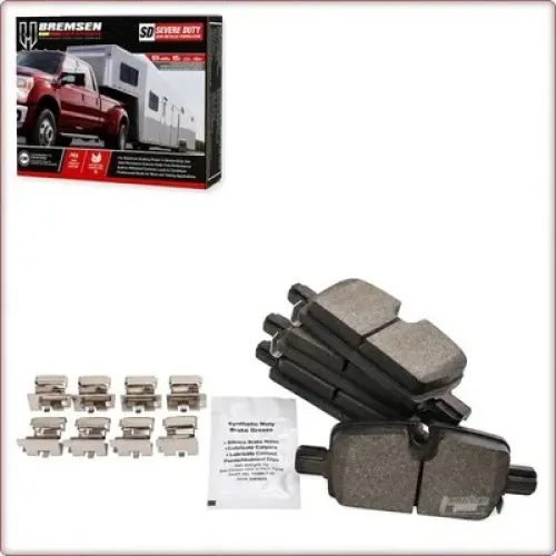 PASTIGLIE FRENO IN CERAMICA POSTERIORI + ACCESSORI PER CHEVROLET SILVERADO 1500 LTD/1500/EV
