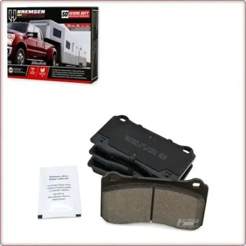 CERAMIC BRAKE PADS FRONT + ACCESSORIES FOR TESLA MODEL 3/Y ECE