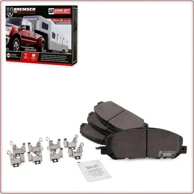 PASTIGLIE FRENO IN CERAMICA ANTERIORI + ACCESSORI PER FORD POLICE INTERCEPTOR UT...