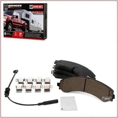 PASTIGLIE FRENO IN CERAMICA ANTERIORI + ACCESSORI PER CHEVROLET SILVERADO 2500 H...
