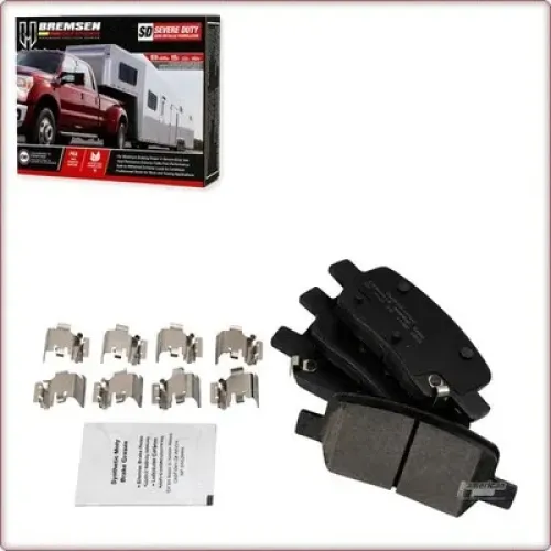 CERAMIC BRAKE PADS REAR + ACCESSORIES FOR HYUNDAI SANTA FE / KIA SORENTO ECE