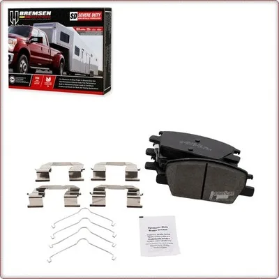 PASTIGLIE FRENO IN CERAMICA ANTERIORI + ACCESSORI PER CHEVROLET EQUINOX/MALIBU/T...
