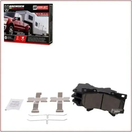 CERAMICZNE KLOCKI HAMULCOWE PRZEDNIE + AKCESORIA DO TOYOTA LAND CRUISER/4RUNNER/SEQUOIA ECE