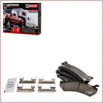 PASTIGLIE FRENO IN CERAMICA ANTERIORI + ACCESSORI PER GMC SIERRA 1500 HD/2500 HD...