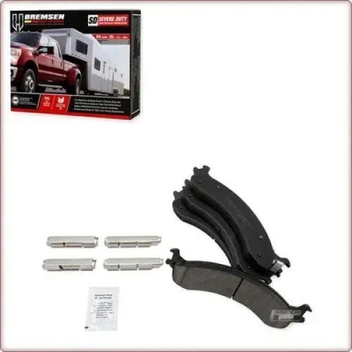 PLAQUETTES DE FREIN CÉRAMIQUE AVANT + ACCESSOIRES POUR RAM 2500/3500 ECE