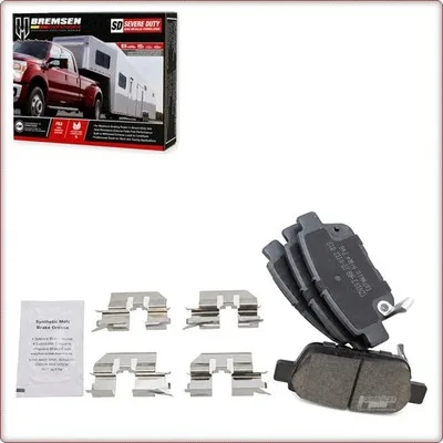 PASTIGLIE FRENO IN CERAMICA POSTERIORI + ACCESSORI PER HONDA RIDGELINE / ACURA T...