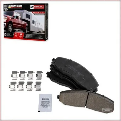 PASTIGLIE FRENO IN CERAMICA ANTERIORI + ACCESSORI PER FORD F250 SUPER DUTY/F350 ...
