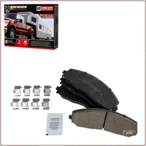 PLAQUETTES DE FREIN CÉRAMIQUE AVANT + ACCESSOIRES POUR FORD F250 SUPER DUTY/F350 SUPER DUTY ECE