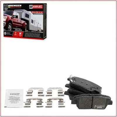 PASTIGLIE FRENO IN CERAMICA POSTERIORI + ACCESSORI PER HYUNDAI SANTA FE/SPORT/XL...