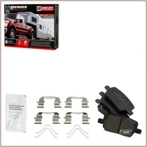 CERAMIC BRAKE PADS REAR + ACCESSORIES FOR CHEVROLET TRAVERSE/BLAZER/CAMARO ECE