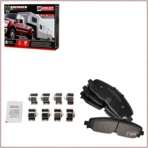 CERAMICZNE KLOCKI HAMULCOWE PRZEDNIE + AKCESORIA DO CHEVROLET COLORADO/TRAVERSE/BLAZER ECE