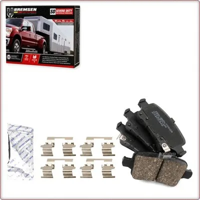 CERAMICZNE KLOCKI HAMULCOWE TYLNE + AKCESORIA DO CHEVROLET BOLT EUV/EV/CRUZE/VOL...