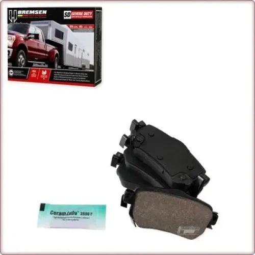 CERAMIC BRAKE PADS REAR + ACCESSORIES FOR NISSAN ROGUE/SPORT/LEAF ECE