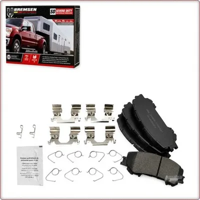 CERAMICZNE KLOCKI HAMULCOWE TYLNE + AKCESORIA DO NISSAN TITAN ECE