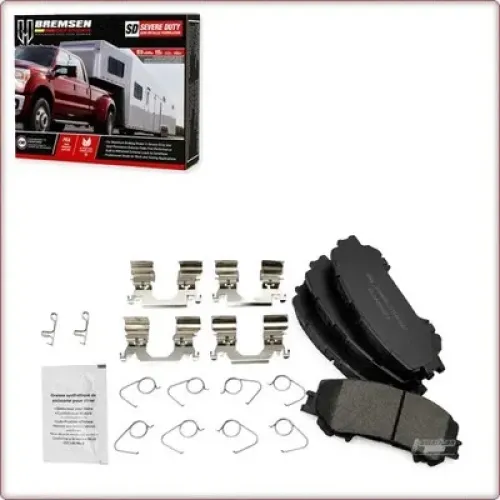 PASTIGLIE FRENO IN CERAMICA POSTERIORI + ACCESSORI PER NISSAN TITAN ECE