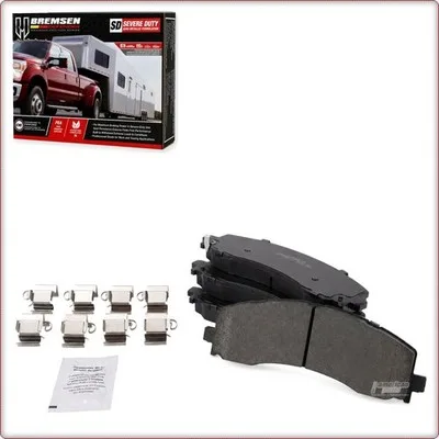 CERAMICZNE KLOCKI HAMULCOWE TYLNE + AKCESORIA DO RAM 2500/3500 ECE