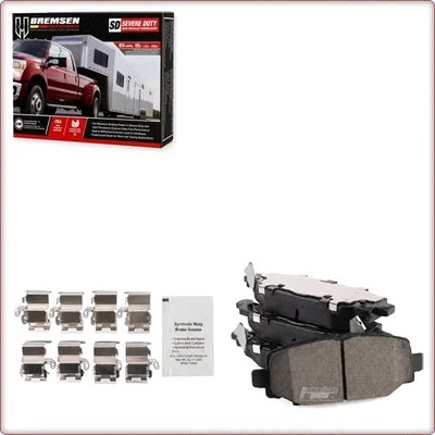 CERAMICZNE KLOCKI HAMULCOWE TYLNE + AKCESORIA DO JEEP WRANGLER ECE