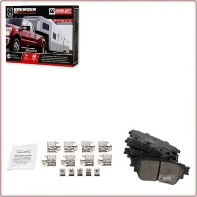 CERAMICZNE KLOCKI HAMULCOWE TYLNE + AKCESORIA DO NISSAN ALTIMA/KICKS/ROGUE ECE