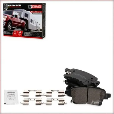 CERAMICZNE KLOCKI HAMULCOWE TYLNE + AKCESORIA DO JEEP GLADIATOR/WRANGLER ECE